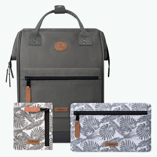 Set Detroit - Rucksack & Flaschentasche Bei Cabaia findest du PETA vegan zertifizierte, raffinierte Rucksäcke, Taschen, Mützen, Reiseaccesoires und Socken für Erwachsene und Kinder. Lebenslange Garantie & nachhaltige Produktion. Schnelle Lieferung.