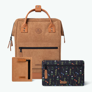 Set Dubaï - Rucksack & Flaschentasche Bei Cabaia findest du PETA vegan zertifizierte, raffinierte Rucksäcke, Taschen, Mützen, Reiseaccesoires und Socken für Erwachsene und Kinder. Lebenslange Garantie & nachhaltige Produktion. Schnelle Lieferung.